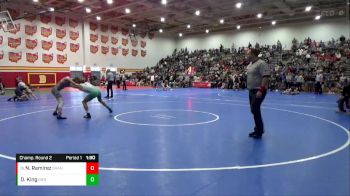 132 lbs Champ. Round 2 - Nic Ramirez, Granville vs Dakota King, Barnesville