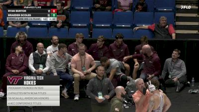 165 lbs Semis & 3rd Wb (16 Team) - Ryan Burton, Virginia Tech vs Braeden Scoles, Illinois