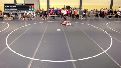 115 lbs Cons. Round 3 - Nora Bockes, IA vs Kiera Hagman, MN