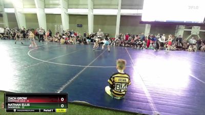 90 lbs Round 1 (4 Team) - Nathan Ellis, Sanderson vs Zach Grow, Champions Gold