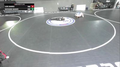 All Cadet Boys Freestyle Lower - 120 lbs Cons. Round 6 - Luis Juarez, Pioneer Valley High School Wrestling vs Giovanni Manzo, Canyon Springs High School Wrestling