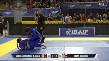 Jordyn Lee Jenkins vs Lorena Gabriele Neves De Araujo 2026 Pan Kids Jiu-Jitsu IBJJF Championship