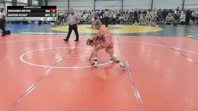 76 lbs Round 1 - 9:00am Friday - Easton Schut, Minnesota Funky Singlets vs Benjamin Meyer, Mile High