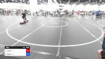 46 lbs Rr Rnd 2 - Isaiah Lopez, Black Fox Wrestling Academy vs Colten Black, Ravage WC