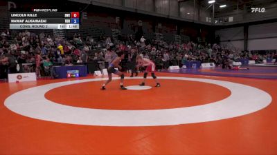 60kg Cons. Round 2 - Lincoln Kille, Strathcona Wrestling Club vs Nawaf Alkainaeai, Calgary Spartan Wrestling Club