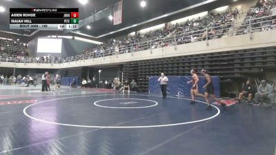 189 lbs Round Of 16 - Aiden Rohde, Johnson City vs Isaiah Hill, Petersburg