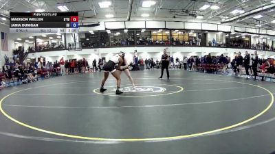 131 lbs Round 2 (16 Team) - Madison Wellen, D`Youville vs Jania Dunigan, Schreiner University (A)