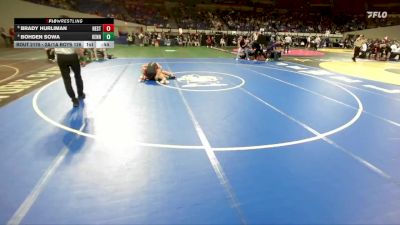 2A/1A Boys 126 Cons. Semi - Bohden Sowa, Kennedy Boys vs Brady Hurliman, Nestucca Boys