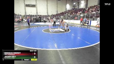 190 lbs Champ. Round 3 - Jayden Kiell, Tottenville-PSAL vs Brendan Riberdy, West Springfield