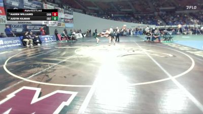 2A/1A Boys 120 Semifinal - Kaden Williams, Camas Valley Boys vs Justin Kilman, Colton Boys