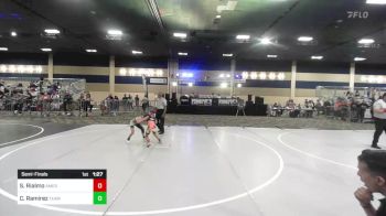 58 lbs Semifinal - Sofia Rialmo, Americana Jiu Jitsu Collective vs Camila Ramirez, Team Aggression