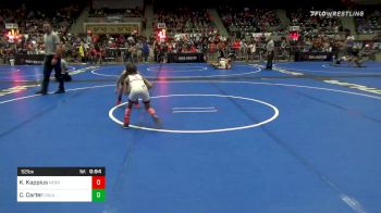 52 lbs Prelims - Kash Kappius, Nebraska Boyz vs Cam Carter, Columbus Wrestling