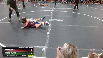 55/60 Quarterfinal - Oaklee Cook, LA Elite Wrestling vs Harper Black, SCSOW