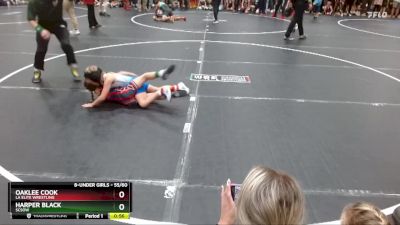 55/60 Quarterfinal - Oaklee Cook, LA Elite Wrestling vs Harper Black, SCSOW