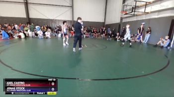 126 lbs Cons. Round 2 - Axel Castro, Mt Adams Wrestling Club vs Jonas Stock, All-Phase Wrestling Club