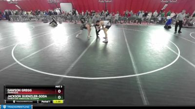 175 lbs Champ. Round 1 - Jackson Guenzler-Soda, Sarbacker Wrestling Academy vs Dawson Gregg, Minnesota