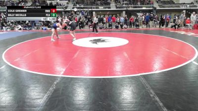 190 lbs Quarterfinal - Cole Grenier, Fairfield Warde vs Billy Nicolls, Pelham