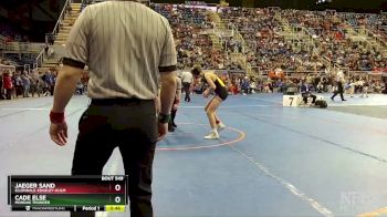 127 lbs Cons. Round 2 - Jaeger Sand, Ellendale-Edgeley-Kulm vs Cade Else, Mondak Thunder