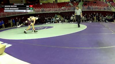 120 lbs Round 1 (4 Team) - Jaxzon Matteo, Norfolk vs Izaius McDonald, Cheyenne East