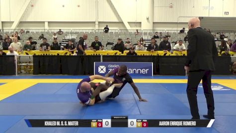 Aaron Enrique Romero vs Khaled M. S. S. Mater 2025 World IBJJF Jiu-Jitsu No-Gi Championship