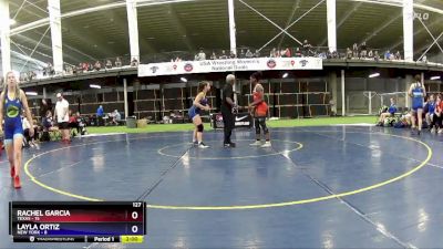 127 lbs Placement Matches (8 Team) - Rachel Garcia, Texas vs Layla Ortiz, New York