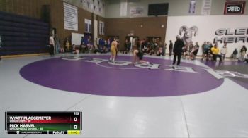 132 lbs Round 1 (6 Team) - Mick Marvel, Upton Middle School vs Wyatt Plaggemeyer, Wright/HEM