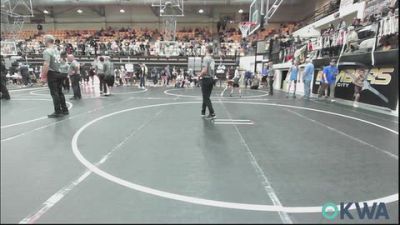 49 lbs Consi Of 8 #2 - Luca Reyes, Moore Wrestling Academy vs Roman Hayes, Carl Albert