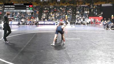 125 lbs Consi Of 16 #1 - Easton Mull, Clarion vs Nick Corday, Michigan State
