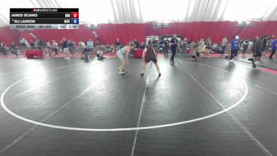 190 lbs Cons. Quarters - James Scanio, Built By Brunson vs Eli Larson, Alber Athletics