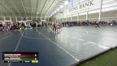 74 lbs Cons. Round 2 - Ezra Fernandez, Sublime Wrestling Academy vs Braxton Hansen, Delta Wrestling Club