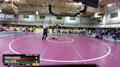 30/35 Round 3 - Krew Kafer, MATPAC Wrestling - ND vs Tharyn Schmidt, Lennox Youth Wrestling