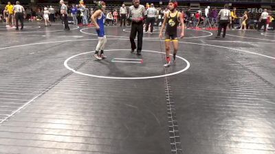 75 lbs Rd 4 - Consi Of 8 #1 - Gabe Peace, Quaker Valley vs Lochlan Feikles, Cambridge Springs