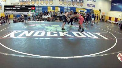 215 lbs Round 1 (8 Team) - Osvaldo Vasquez, SOWA vs Jude Dicicco, Alpha WC