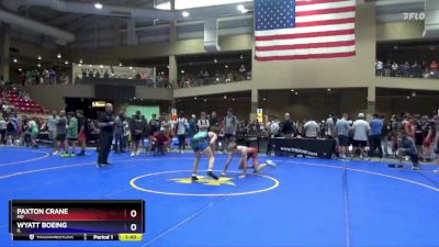 126 lbs Champ. Round 1 - Paxton Crane, MO vs Wyatt Boeing, IL