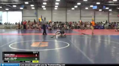 120 lbs Round 3 (6 Team) - Noah Bull, Sanderson W.A. vs Klint Miller ...