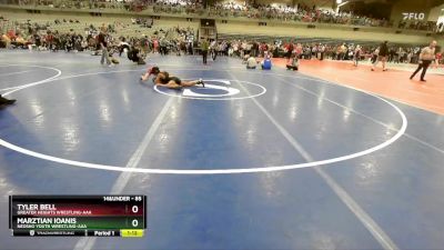 85 lbs Quarterfinal - Tyler Bell, Greater Heights Wrestling-AAA vs Marztian Ioanis, Neosho Youth Wrestling-AAA