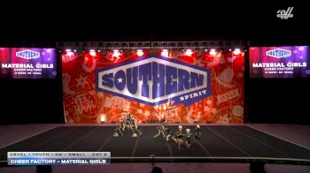 Cheer Factory - Material Girls [2026 L1 Youth - D2 - Small Day 2] 2026 Southern Nationals by Cheer Power