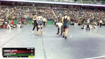 2A 175 lbs Quarterfinal - Clark Kellar, Pasquotank vs Garrett White, Lincoln Charter