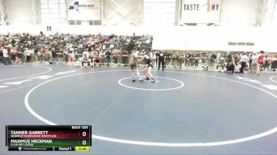 116 lbs Cons. Round 3 - Tanner Garrett, Warrior Warehouse Wrestling vs Maximus Heckman, Club Not Listed