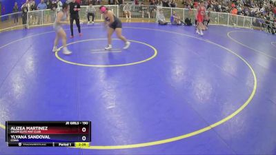 190 lbs 1st Place Match - Alizea Martinez, Salem Elite Mat Club vs Ylyana Sandoval, COWA