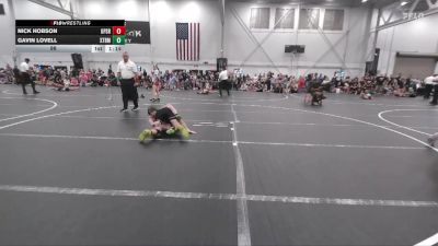 98 lbs Round 4 (6 Team) - Nick Hobson, GPS Red vs Gavin Lovell, Xtreme Team