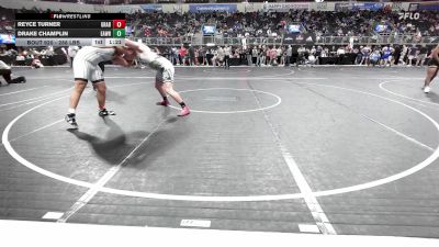 288 lbs Quarterfinal - Reyce Turner, Grab And Twist vs Drake Champlin, EAWR Oilers