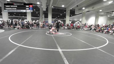 Senior Women Freestyle FS - 50 lbs 3rd Place Match - Emily Shilson, Titan Mercury Wrestling Club (TMWC) vs Kendra Ryan, Cardinal WC