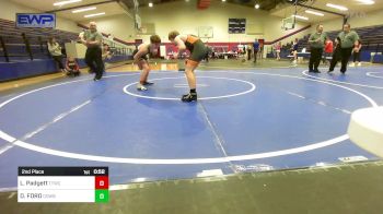 126 lbs 2nd Place - Lane Padgett, Team Tulsa Wrestling Club vs Devin FORD, Cowboy Wrestling Club