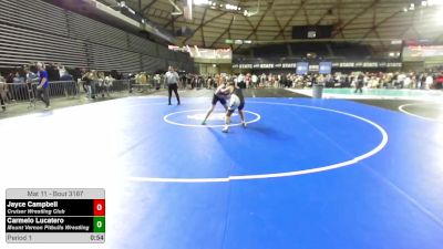 117 lbs Champ. Rd Of 16 - Jayce Campbell, Cruiser Wrestling Club vs Carmelo Lucatero, Mount Vernon Pitbulls Wrestling