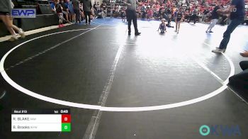 55 lbs Quarterfinal - ROWDY BLAKE, Raw Wrestling Club vs Beckem Brooks, Winfield Youth Wrestling Club