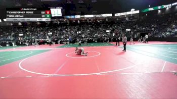 96 lbs Cons. Round 3 - Ben Jordan, LBSA vs Christopher Perez, XGWA