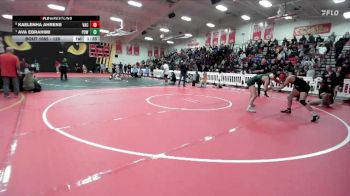120 lbs Quarterfinal - Ava Ebrahimi, Poway vs Kaelenha Ahrens, Vacaville