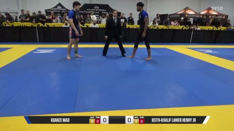 Keith-Khalif Lanier Henry Jr vs Kuanze Mao 2026 Pan IBJJF Jiu-Jitsu No-Gi Championship