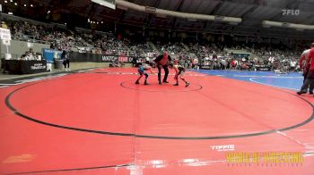 58 lbs Round Of 32 - Keb Deppen, Norman Grappling Club vs Colton Weaver, CYWC